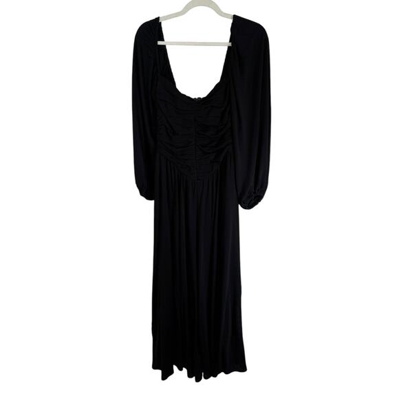 NWT The Westside Vivian Crepe Midi Dress Black‎ Small - Picture 4 of 9